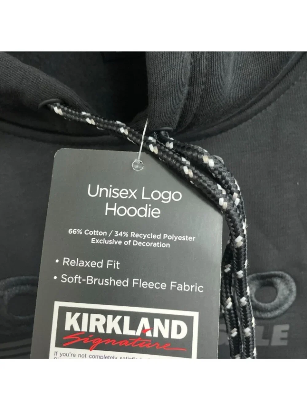 💥   Signature Men's L Women's  XL Costco Hoodie Unisex Black  J2115